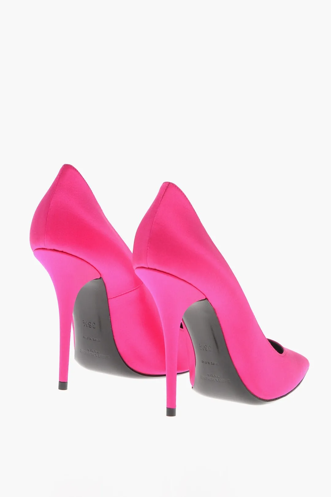 Saint Laurent Stiletto Heeled HYPE Satin Pumps 10cm