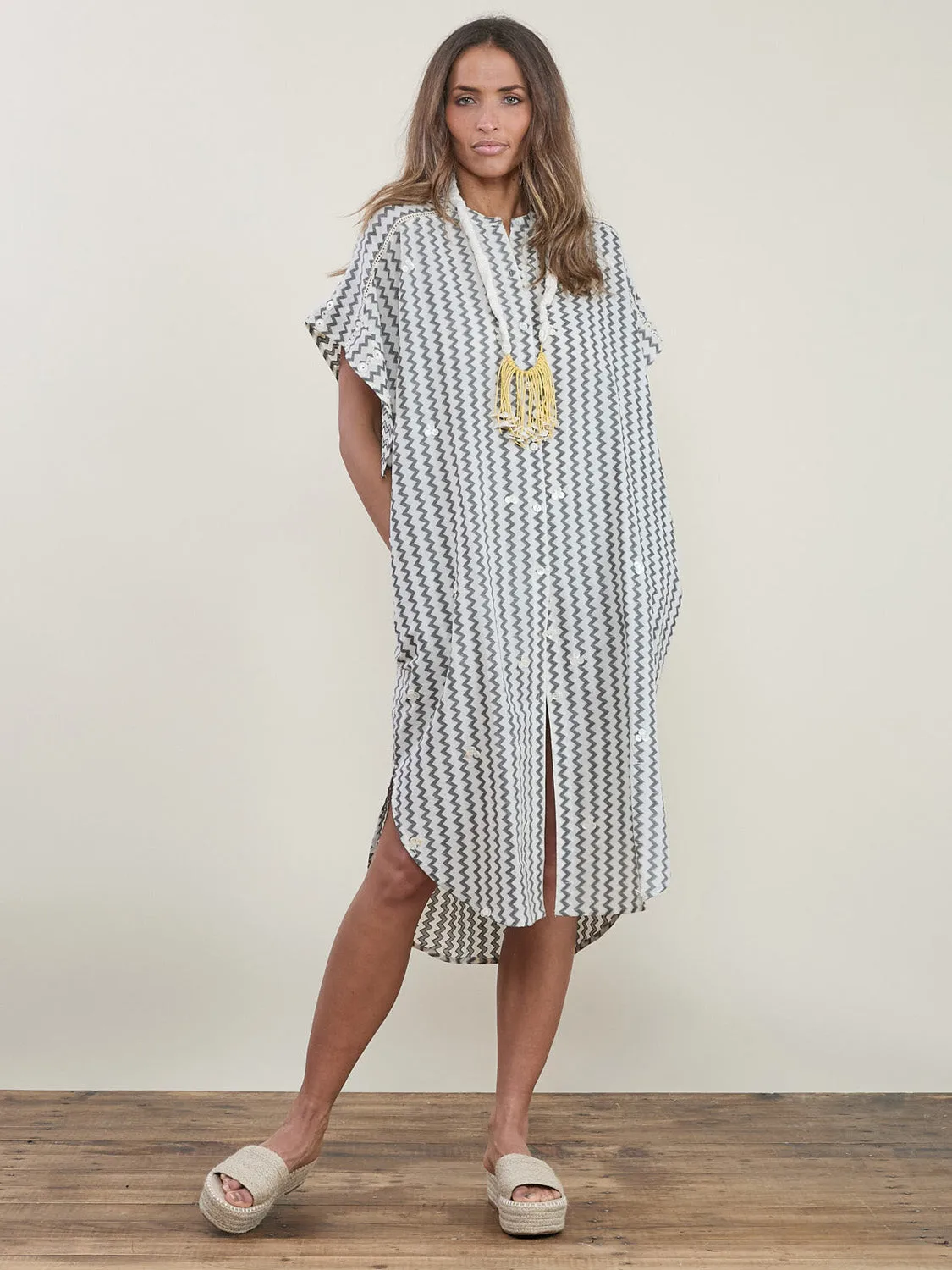 Shankar Tunic Zig-Zag Print