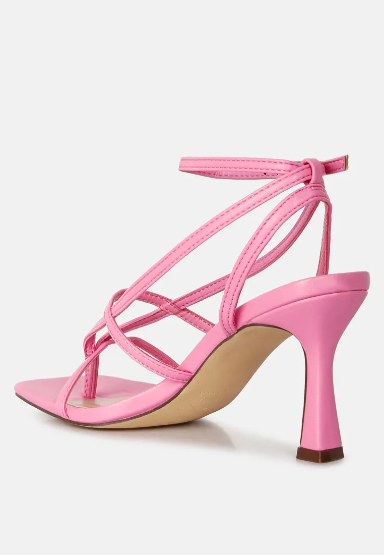 Stalker Strappy Ankle Strap Sandals