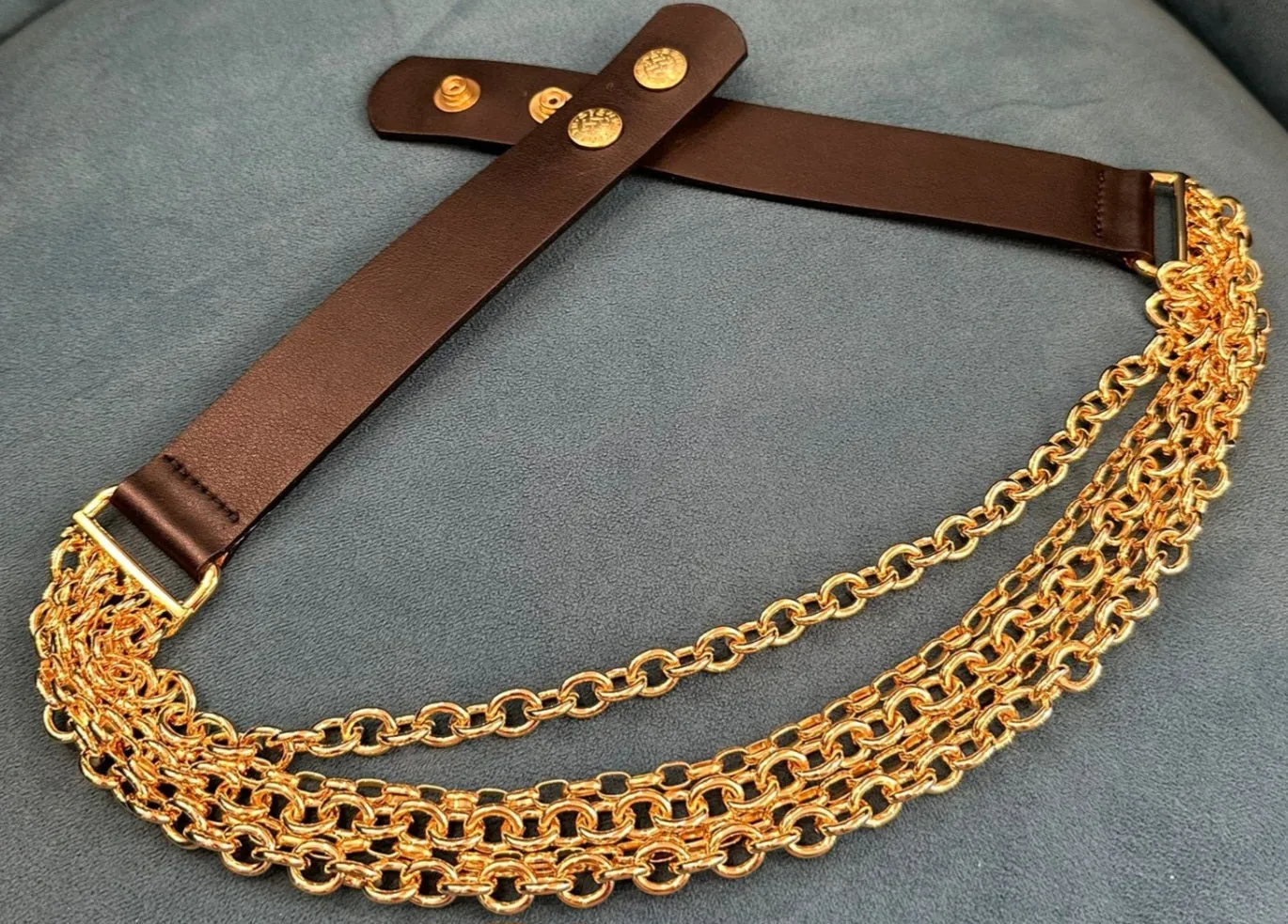 Streets Ahead Multi Chain Gold Belt