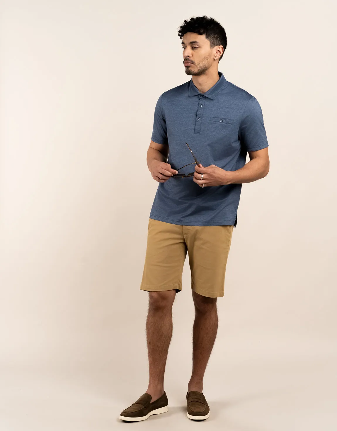 Sumner Brown Textured Shorts