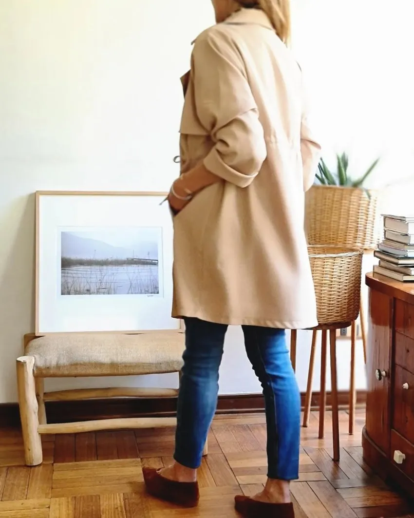 Tapado/Trench Jacinta Beige.