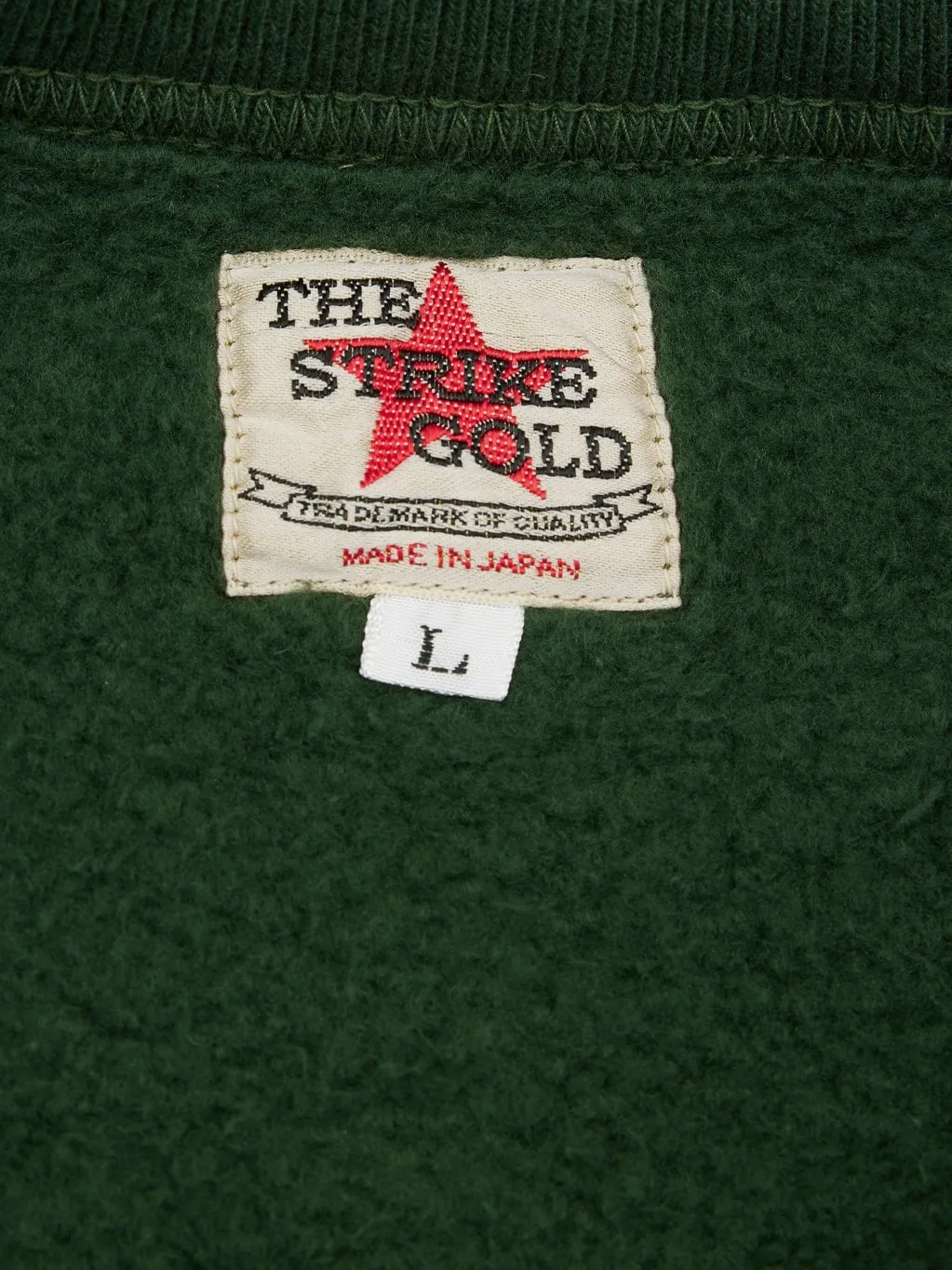 The Strike Gold Loopwheeled Sweatshirt Green