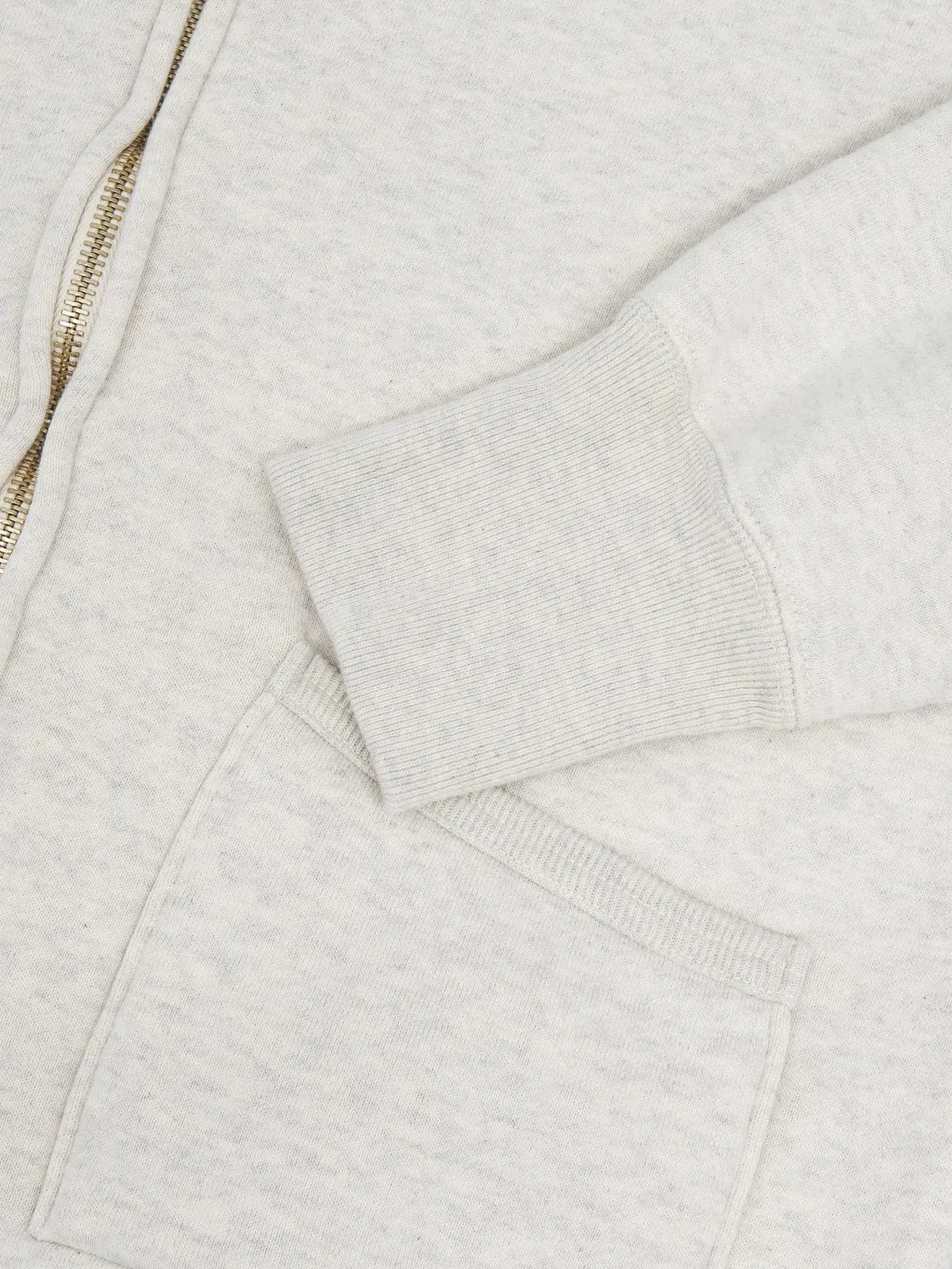 The Strike Gold Loopwheeled Zip Hoodie Oatmeal