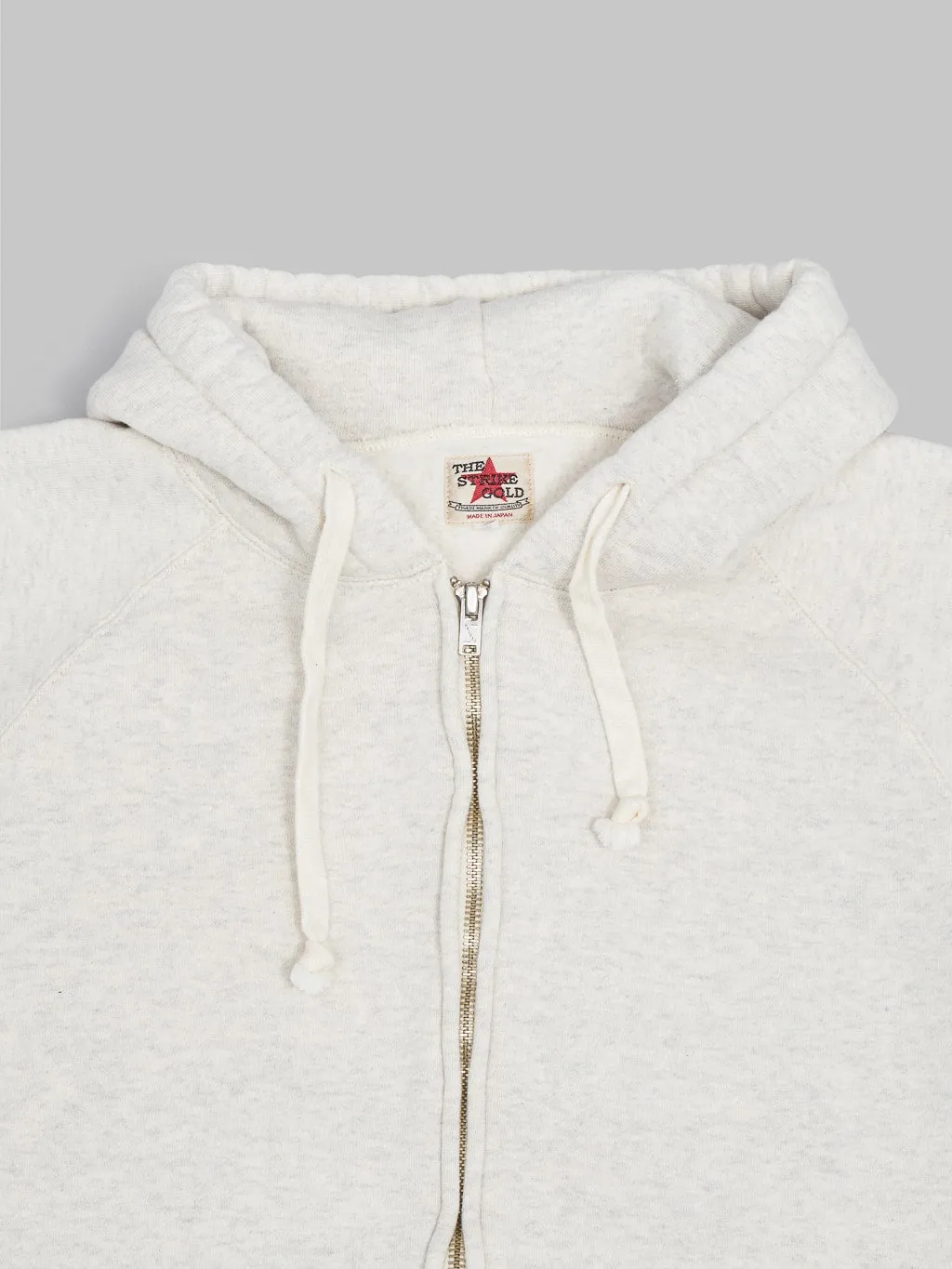 The Strike Gold Loopwheeled Zip Hoodie Oatmeal