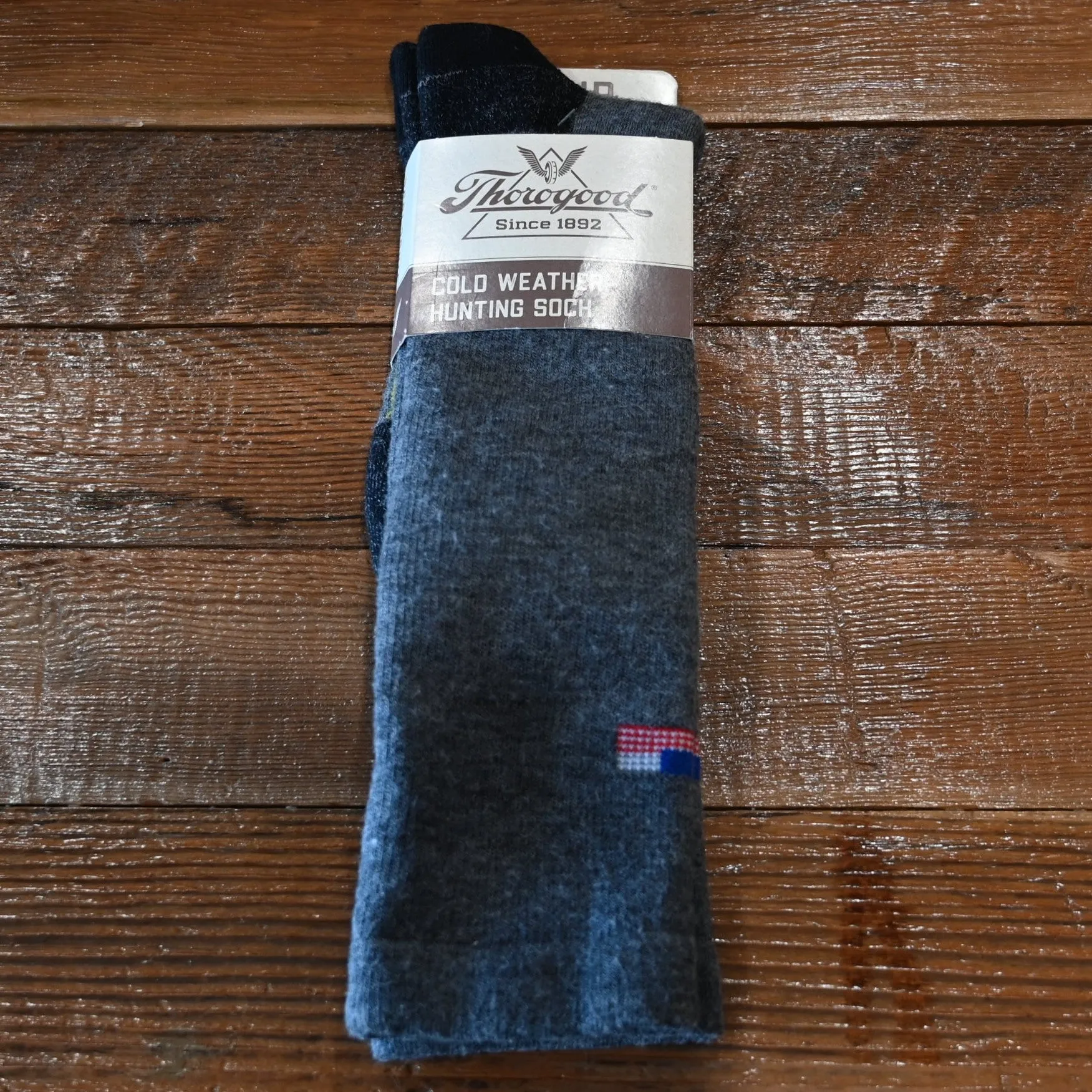 Thorogood Cold Weather Gray and Black Over the Calf Sock