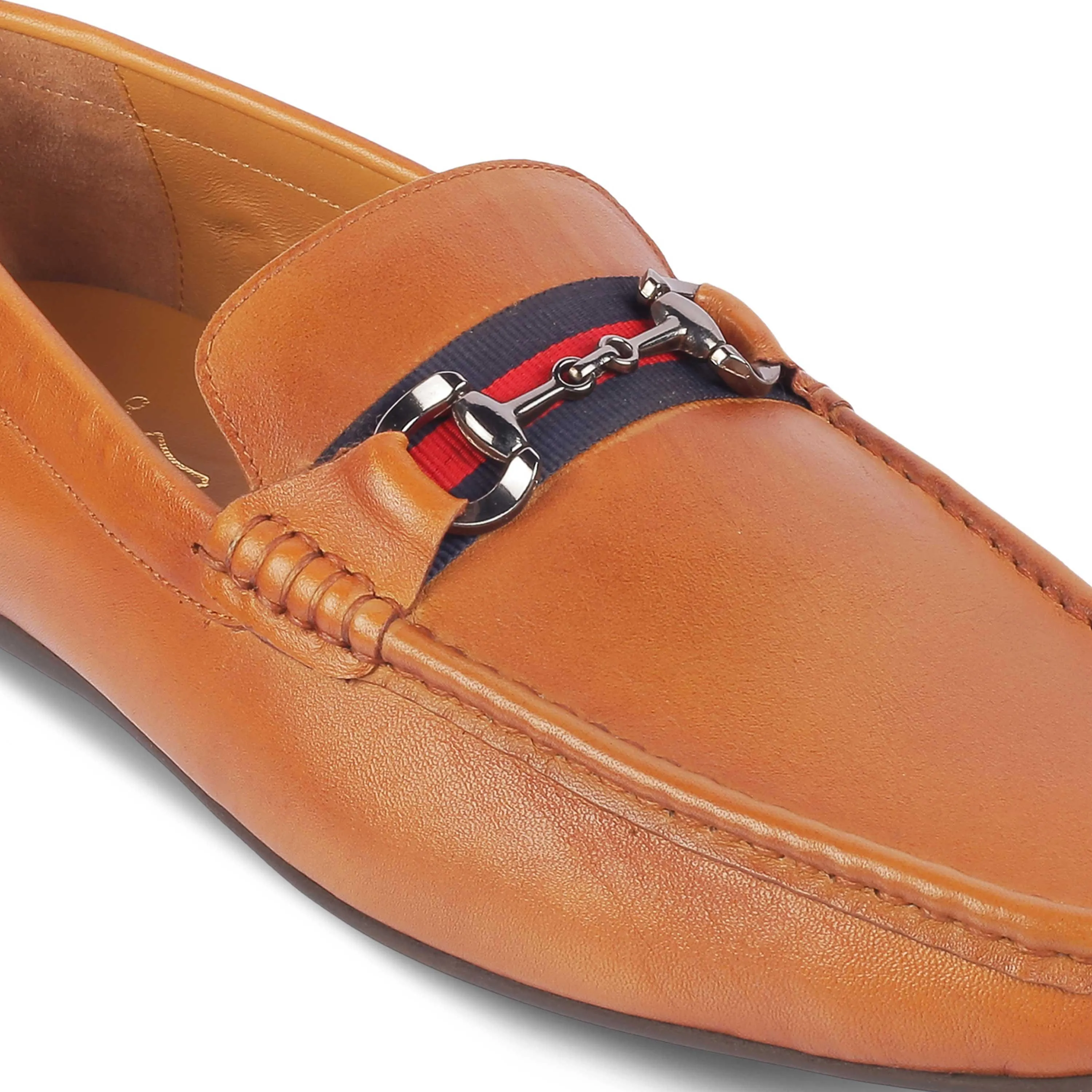 Tresmode Bilbao Tan Men's Leather Loafers