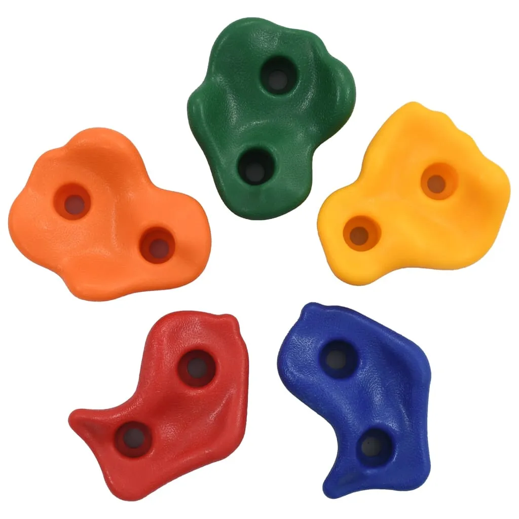 vidaXL Climbing Stones 40 pcs PE Multicolour