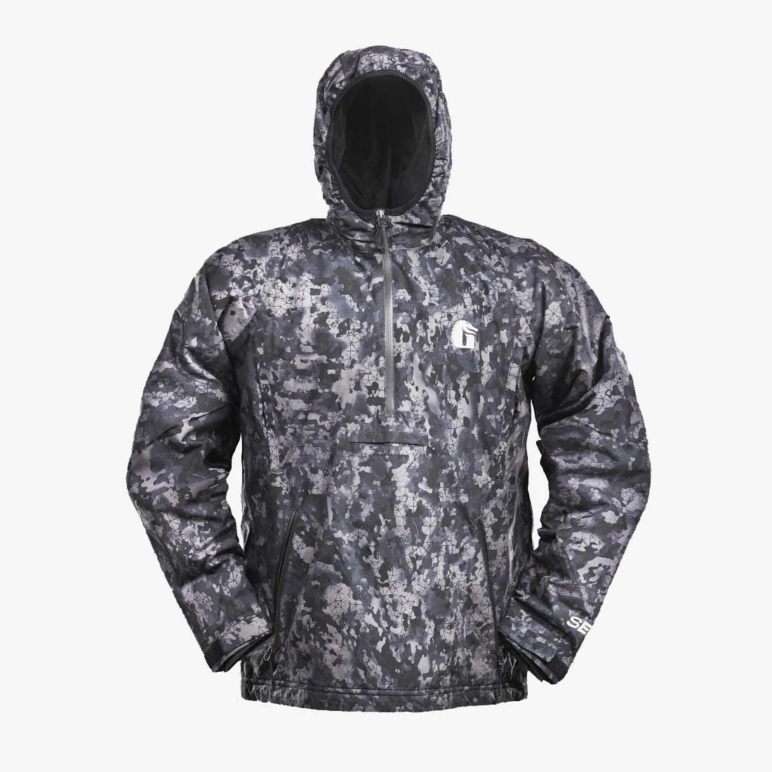 Waterproof 1/2 Zip Bog Hoodie | Mens - 7 Black by Gator Waders