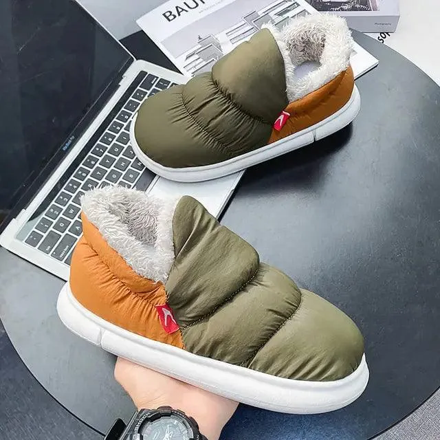 Waterproof Plush Slip-on Shoes