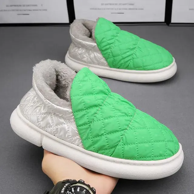 Waterproof Plush Slip-on Shoes