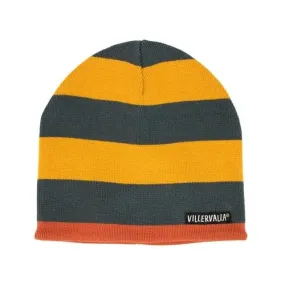 Winter Fleece Lined Knit Hat: Saffron / Honey