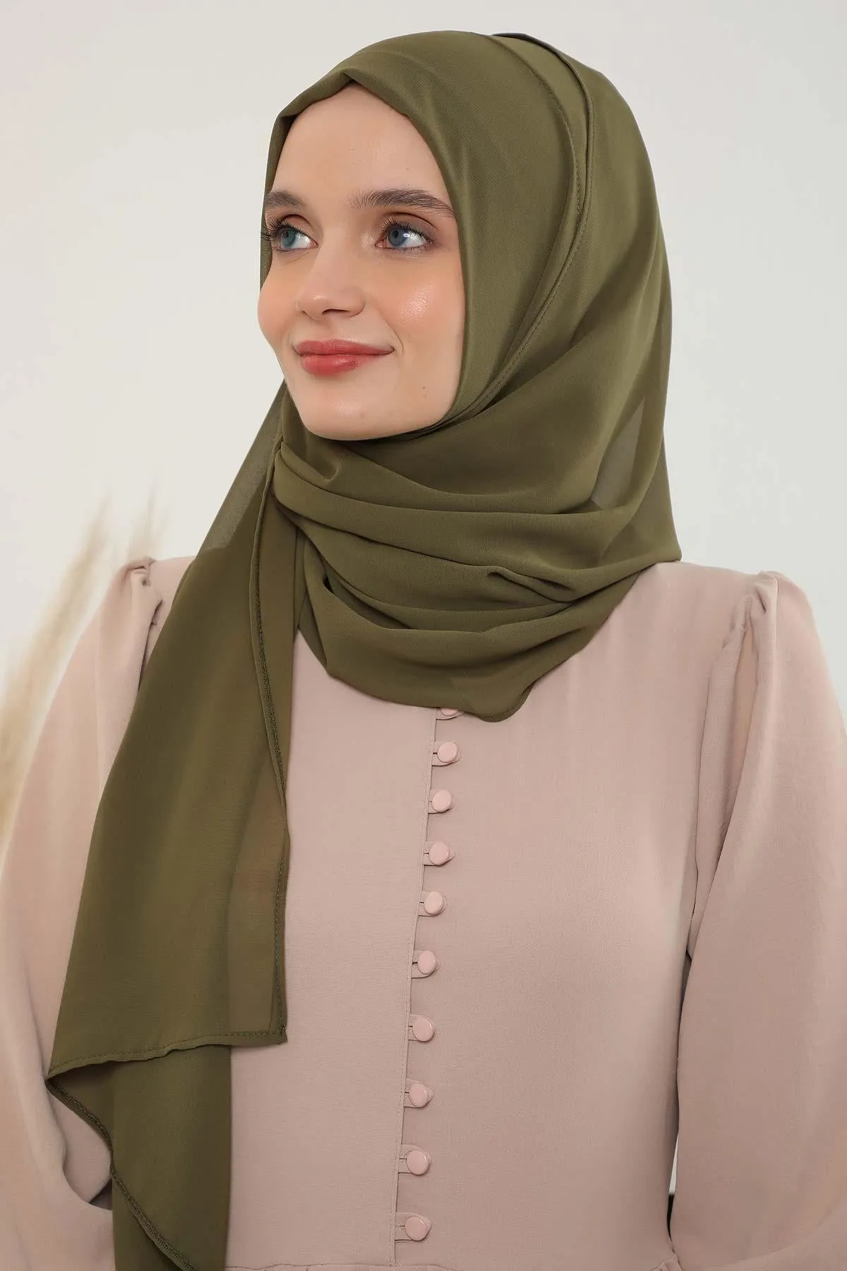 Women Instant Chiffon Shawl Modesty Turban Hijab Head Wrap Ready to Wear Women Headscarf made from Chiffon Fabric with Color Options,PS-11