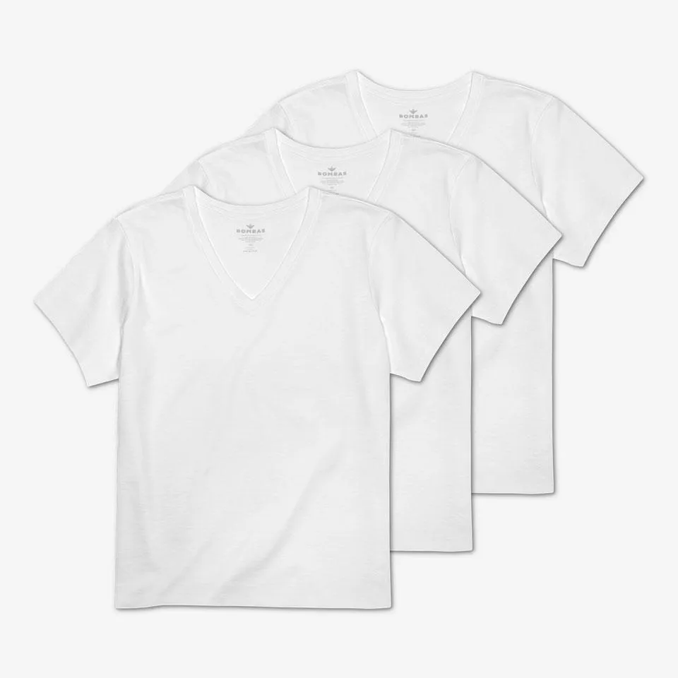 Women's Pima Cotton V-Neck T-Shirt 3-Pack