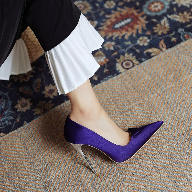 Women's Pointed Toe High Heel Wedding Pumps