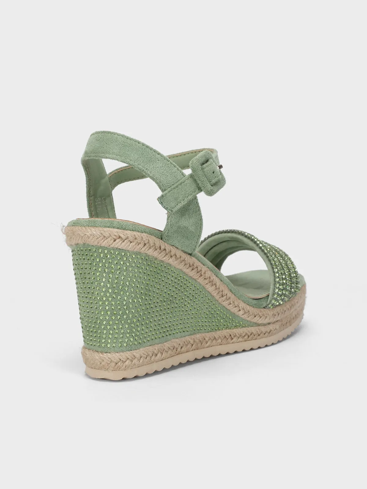 Womens "ROSINA" Wedge Comfy Sandals